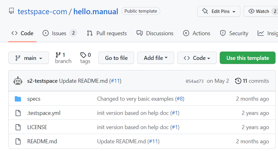 Manual Tests Repo