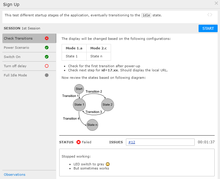 Automatic discovery of tests by Testspace 